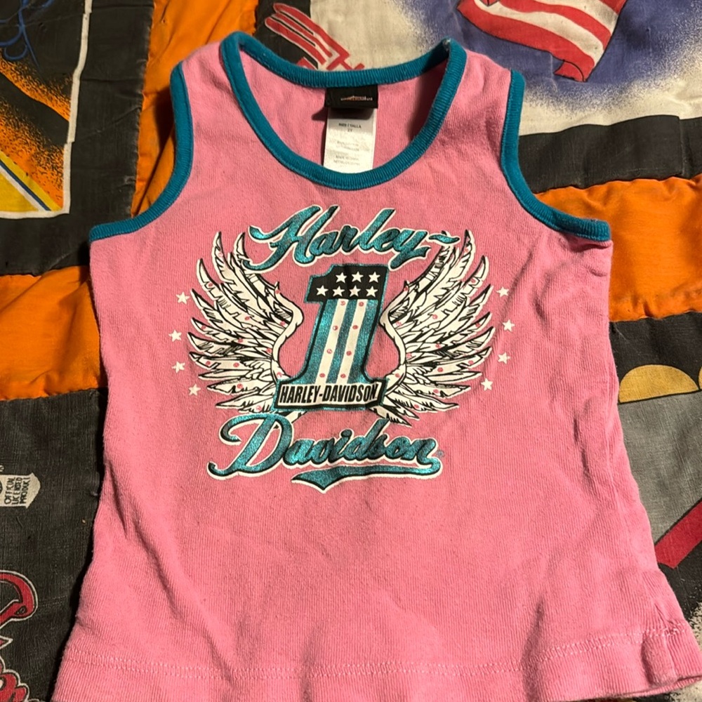 Toddler Harley Davidson tank top